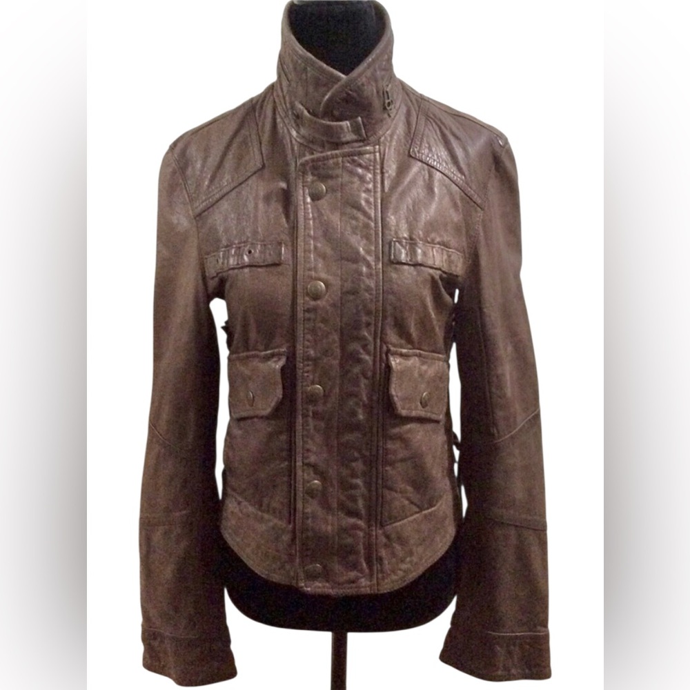 💗True Religion World Tour Rocker leather jacket💗